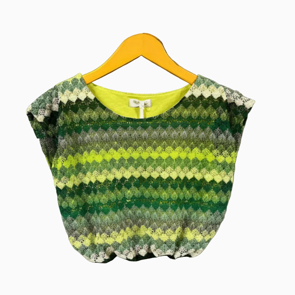 People completo coordinato bambina verde lime - Abbigliamento bambini firmato | CDifferent Outlet