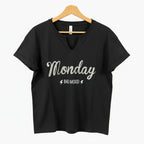 I Do t-shirt manica corta bambina nera monday