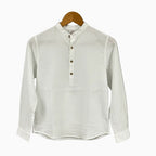 Sp1 camicia serafino bianca bambino - Abbigliamento bambini firmato | CDifferent Outlet