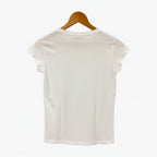 I Do t-shirt mezza manica bambina con stampa di colore bianco - Abbigliamento bambini firmato | CDifferent Outlet
