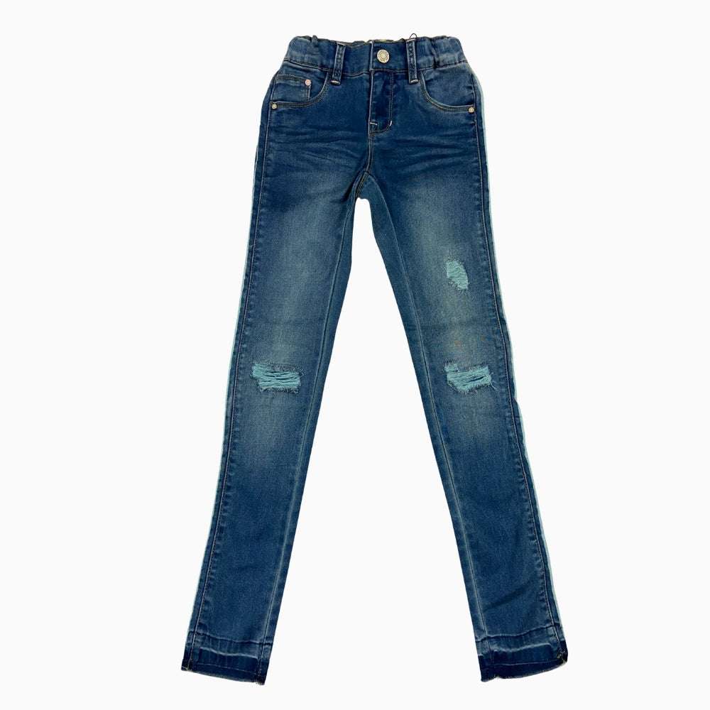 Name It jeans skinny bambina blu con strappi - Abbigliamento bambini firmato | CDifferent Outlet