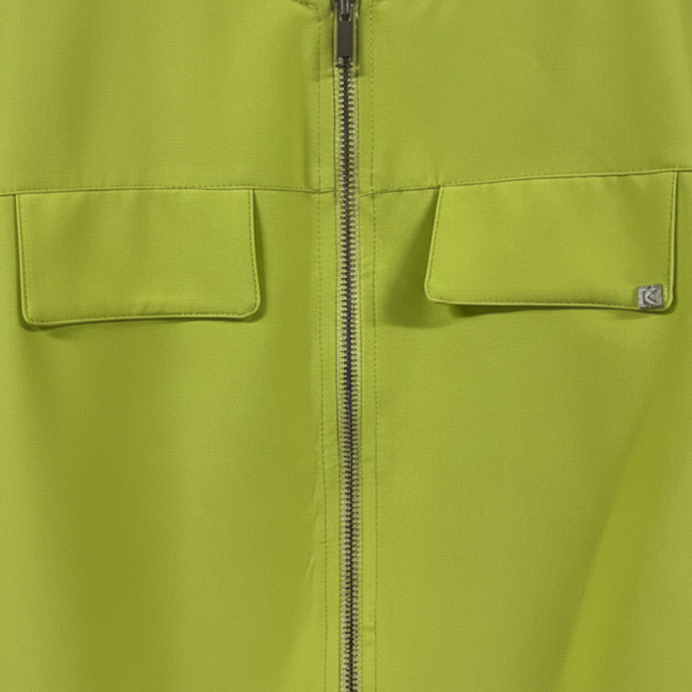 Kocca giacca bambina verde lime con cerniera