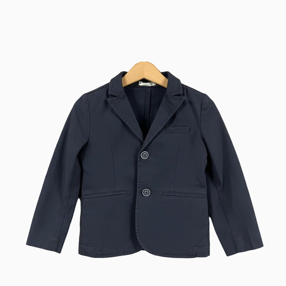 Street Gang giacca elegante in lino bambino blu - Abbigliamento bambini firmato | CDifferent Outlet