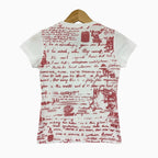 Take Two Teen t-shirt manica corta fantasia floreale e strass