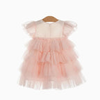 Alice Pi abito elegante neonata in tulle rosa | CDifferent Outlet