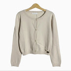 Alice Pi cardigan a manica lunga con bottoni e dettaglio cuore bambina