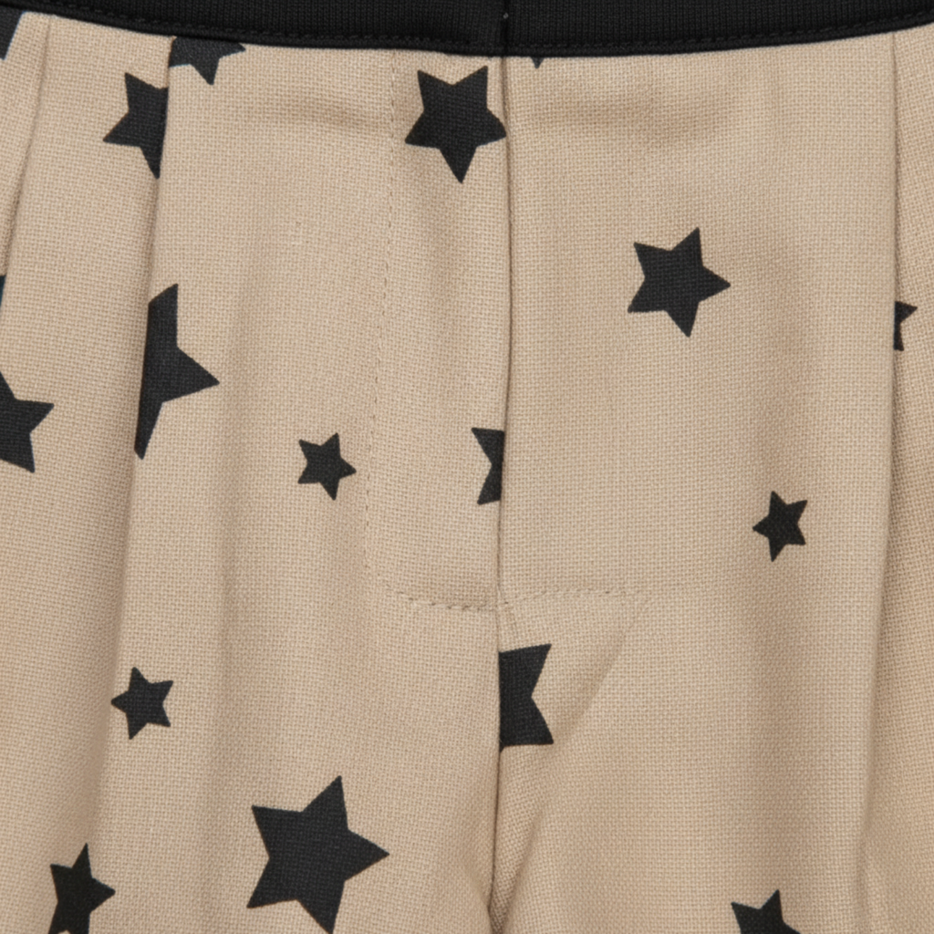 Y-Clù shorts bambina con fantasia a stelle e fascia in vita