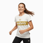 Umbro t-shirt manica corta bambina oro - Abbigliamento bambini firmato | CDifferent Outlet