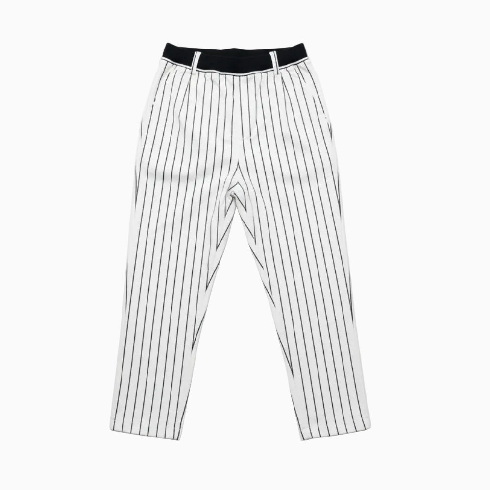 Yours pantalone bambina rigato bianco e blu - Abbigliamento bambini firmato | CDifferent Outlet