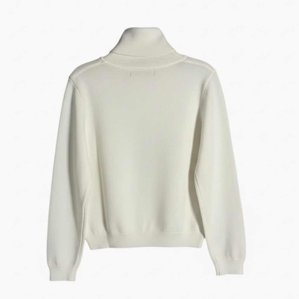 Alice Pi maglia a collo alto con fiocchetto e cuore logo bambina