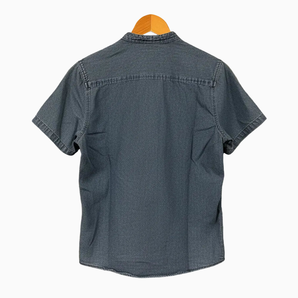 Jack & Jones camicia jeans collo alla coreana bambino