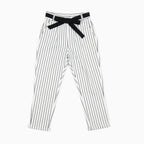 Yours pantalone bambina rigato bianco e blu - Abbigliamento bambini firmato | CDifferent Outlet