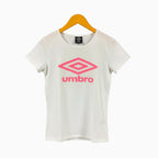 Umbro t-shirt manica corta bambina logo rosa