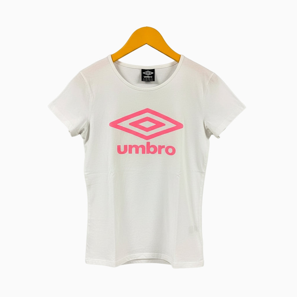 Umbro t-shirt manica corta bambina logo rosa