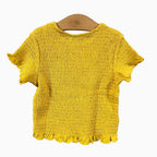 Mayoral t-shirt nido d’ape bambina - Abbigliamento bambini firmato | CDifferent Outlet