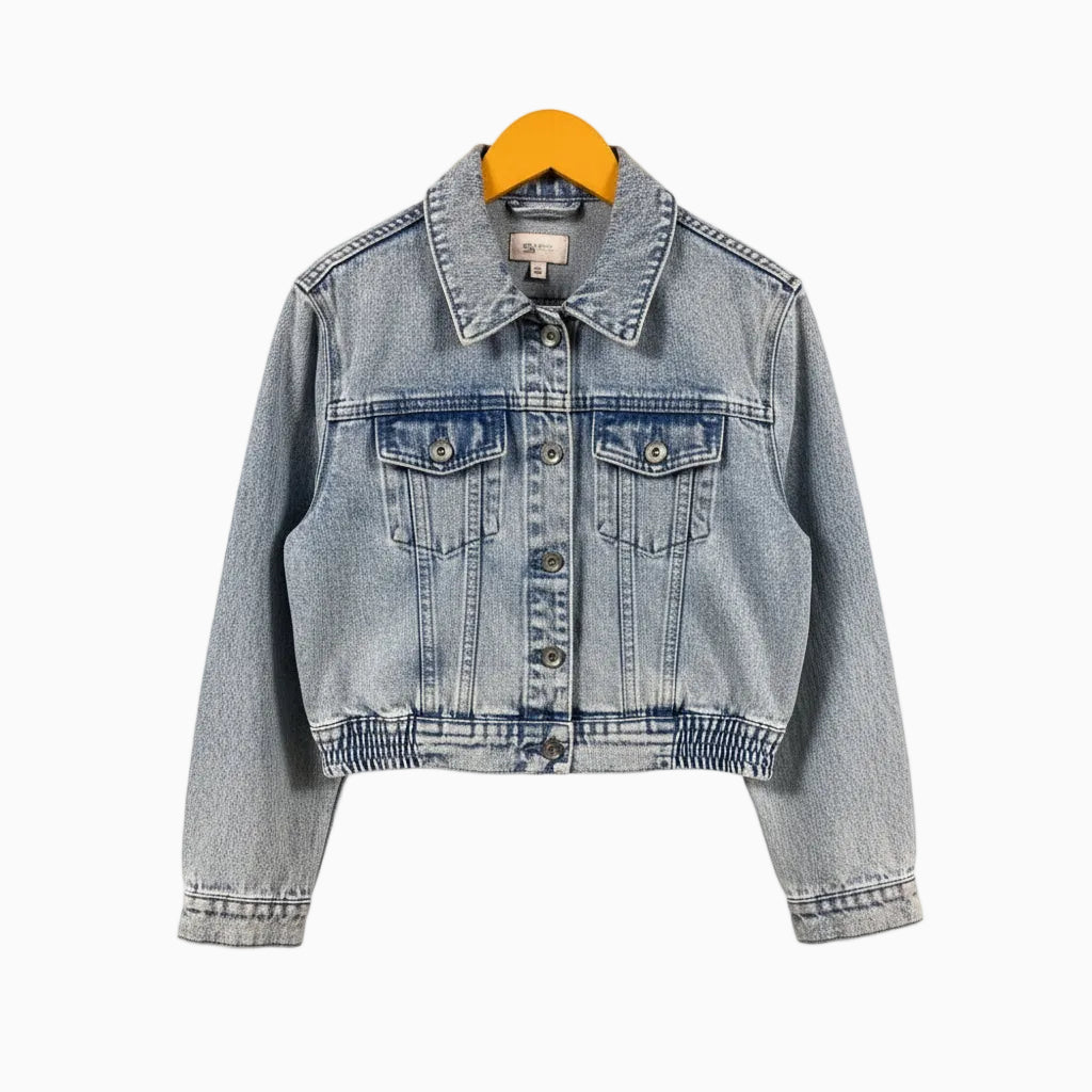 Only giacca di jeans bambina con elastico