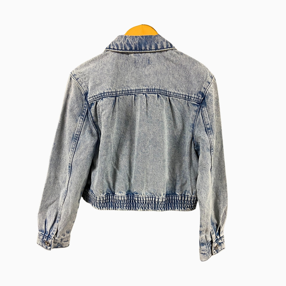 Only giacca di jeans bambina con elastico