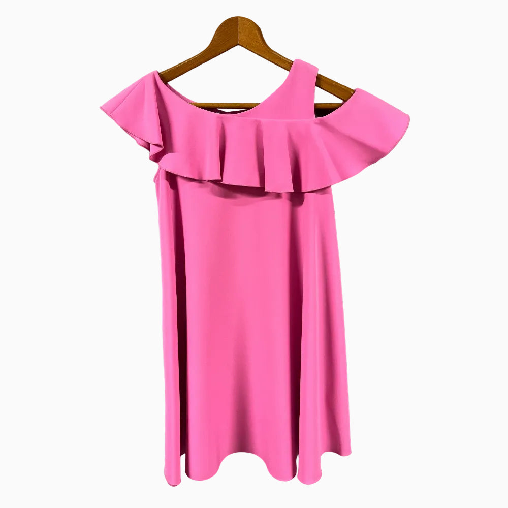 Elsy vestito bambina rosa balza - Abbigliamento bambini firmato | CDifferent Outlet