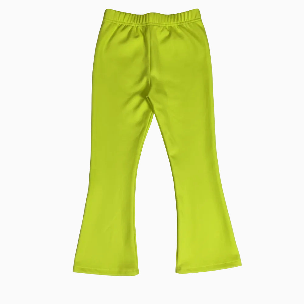 People completo coordinato bambina verde lime - Abbigliamento bambini firmato | CDifferent Outlet
