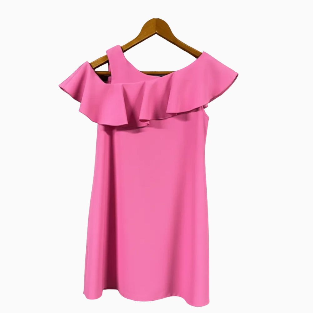 Elsy vestito bambina rosa balza - Abbigliamento bambini firmato | CDifferent Outlet