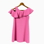 Elsy vestito bambina rosa balza - Abbigliamento bambini firmato | CDifferent Outlet