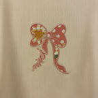 Minibanda t-shirt manica corta neonata con fiocco