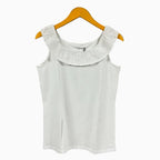 Name It top bianco con scollo in sangallo bambina - Abbigliamento bambini firmato | CDifferent Outlet
