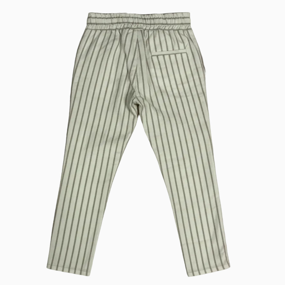 Officina 51 pantalone a righe bambino bianco e beige - Abbigliamento bambini firmato | CDifferent Outlet