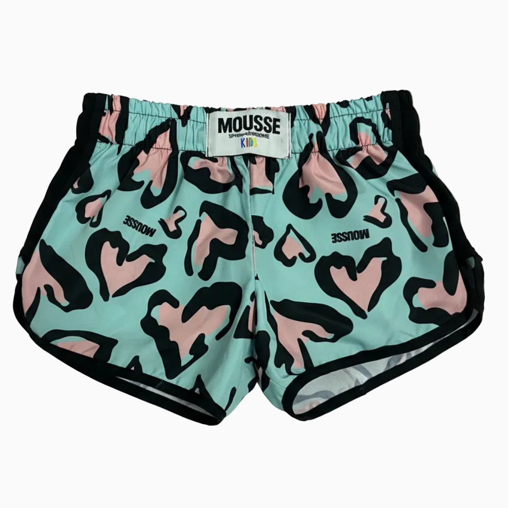 Mousse pantaloncino bambina cuori rosa - Abbigliamento bambini firmato | CDifferent Outlet