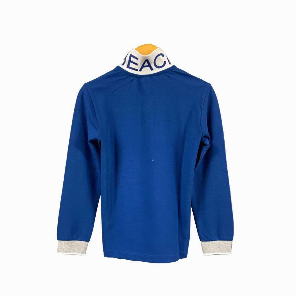 Silvian Heach polo manica lunga bambino bluette