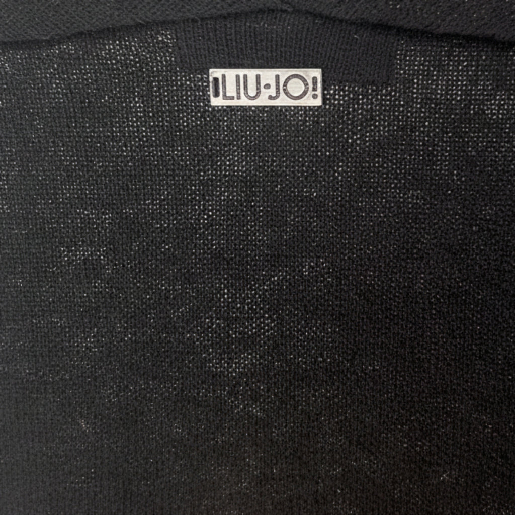 Liu Jo cardigan lungo aperto nero bambina | CDifferent Outlet