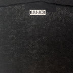Liu Jo cardigan lungo aperto nero bambina | CDifferent Outlet