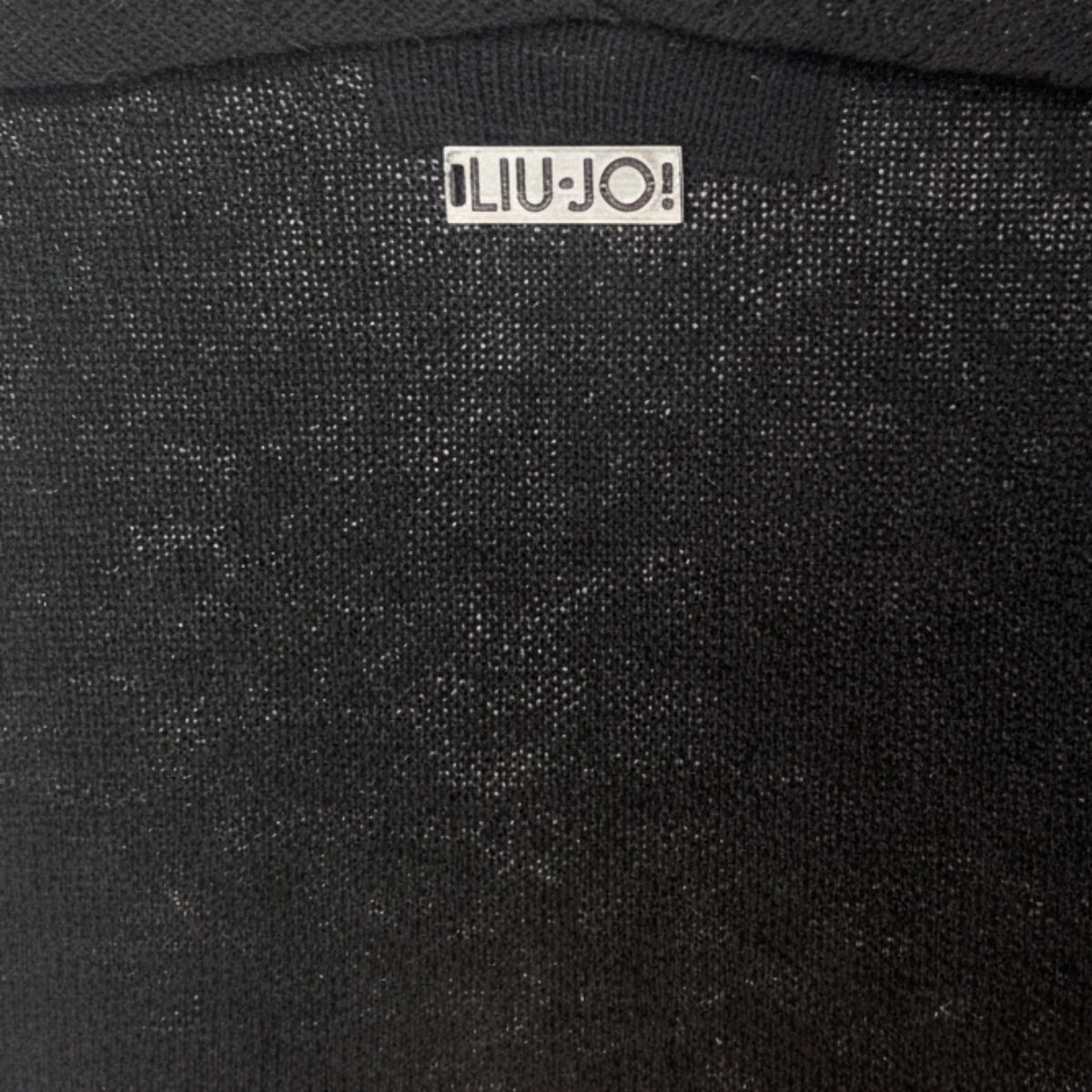 Liu Jo cardigan lungo aperto nero bambina | CDifferent Outlet