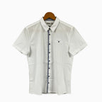 Sp1 camicia manica corta bianca vichy bambino - Abbigliamento bambini firmato | CDifferent Outlet