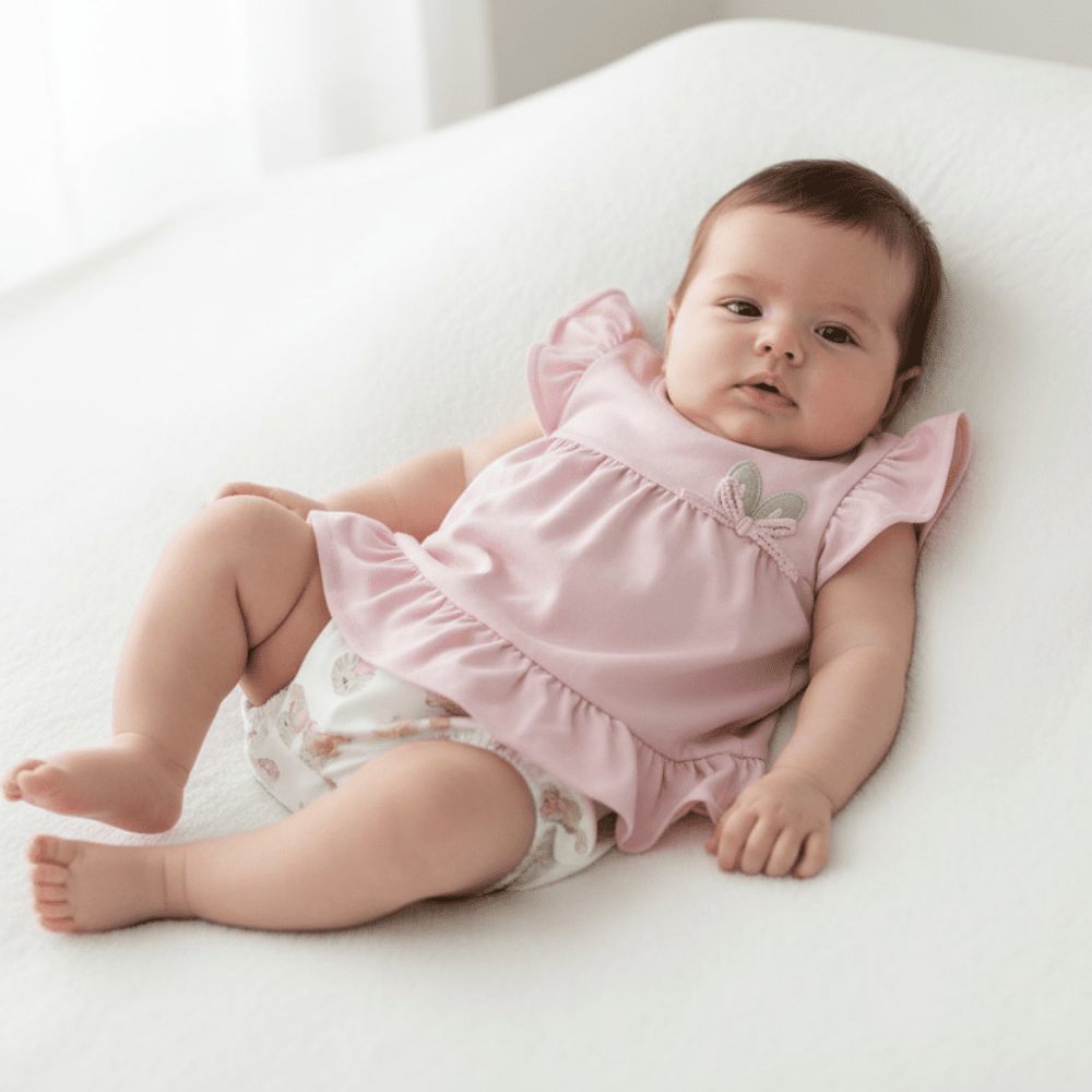 Mayoral completo neonata 2 pezzi rosa