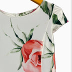 Special Day vestito cerimonia bambina bianco con fiori - Abbigliamento bambini firmato | CDifferent Outlet
