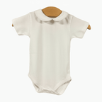 Coccodè body neonata bianco con colletto