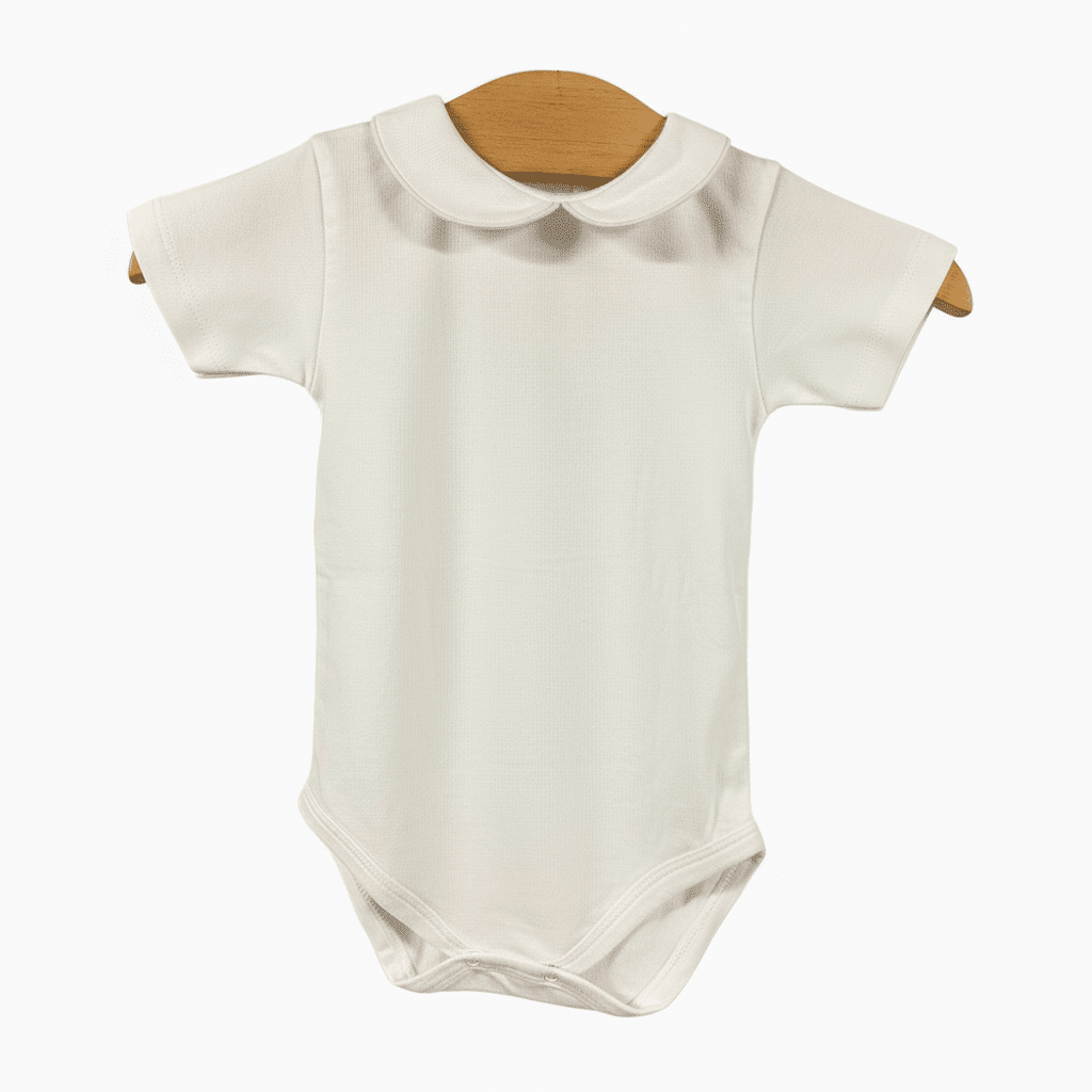 Coccodè body camicia neonata bianca con colletto