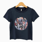Only t-shirt blu navy con stampa floreale bambina - Abbigliamento bambini firmato | CDifferent Outlet
