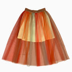 Alice Pi gonna tulle lunga bambina corallo - Abbigliamento bambini firmato | CDifferent Outlet