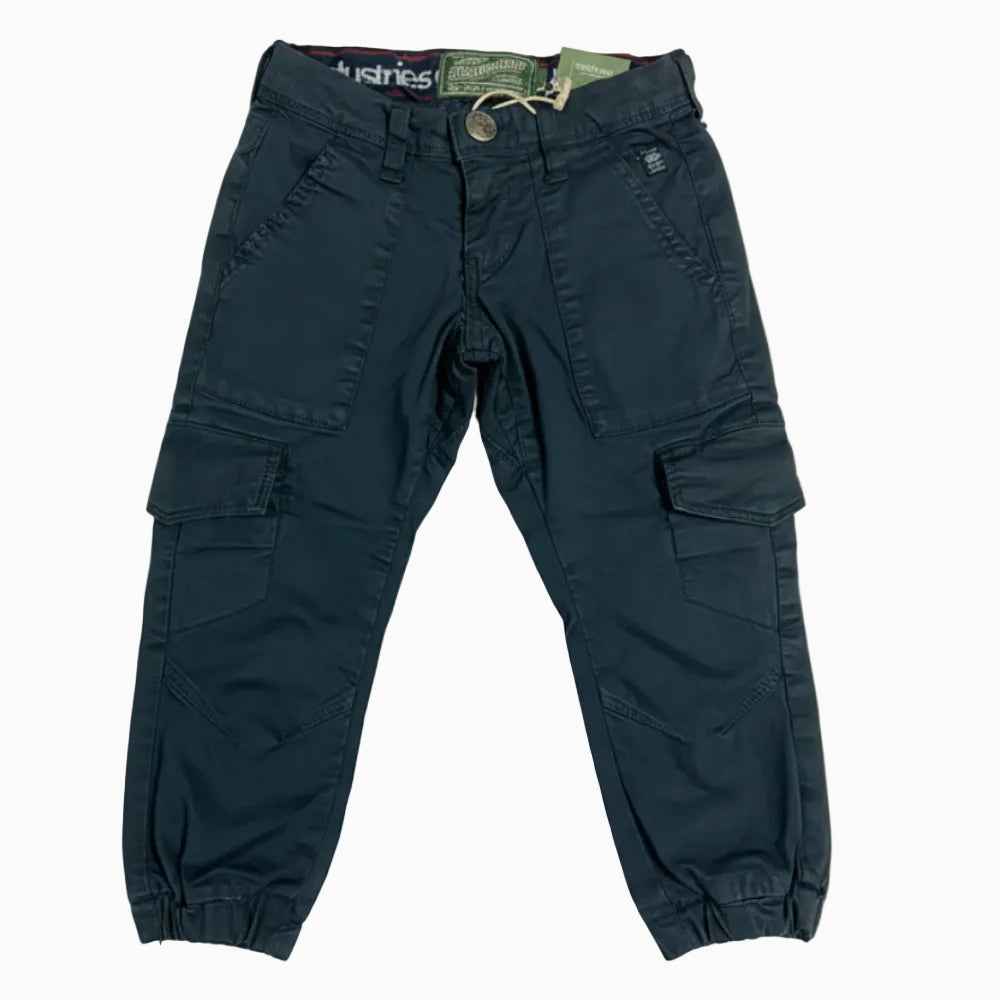 Petrol Industries pantalone cargo bambino blu - Abbigliamento bambini firmato | CDifferent Outlet
