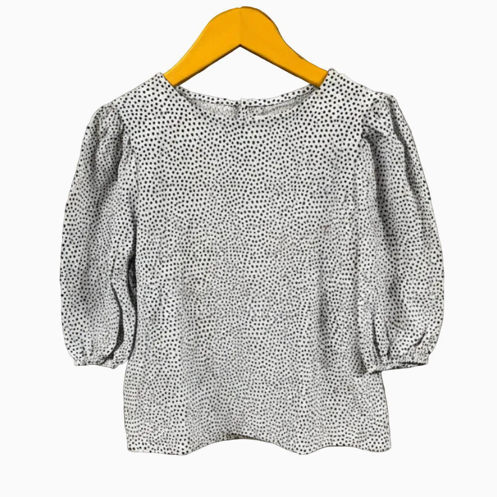 Mayoral blusa a pois bianco e nera bambina - Abbigliamento bambini firmato | CDifferent Outlet