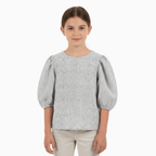 Mayoral blusa a pois bianco e nera bambina - Abbigliamento bambini firmato | CDifferent Outlet
