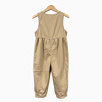 Mayoral tuta intera in cotone color cammello con fiocchi e bottoni frontali - Abbigliamento bambini firmato | CDifferent Outlet