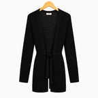 Liu Jo cardigan aperto nero in maglia con cintura bambina | CDifferent Outlet