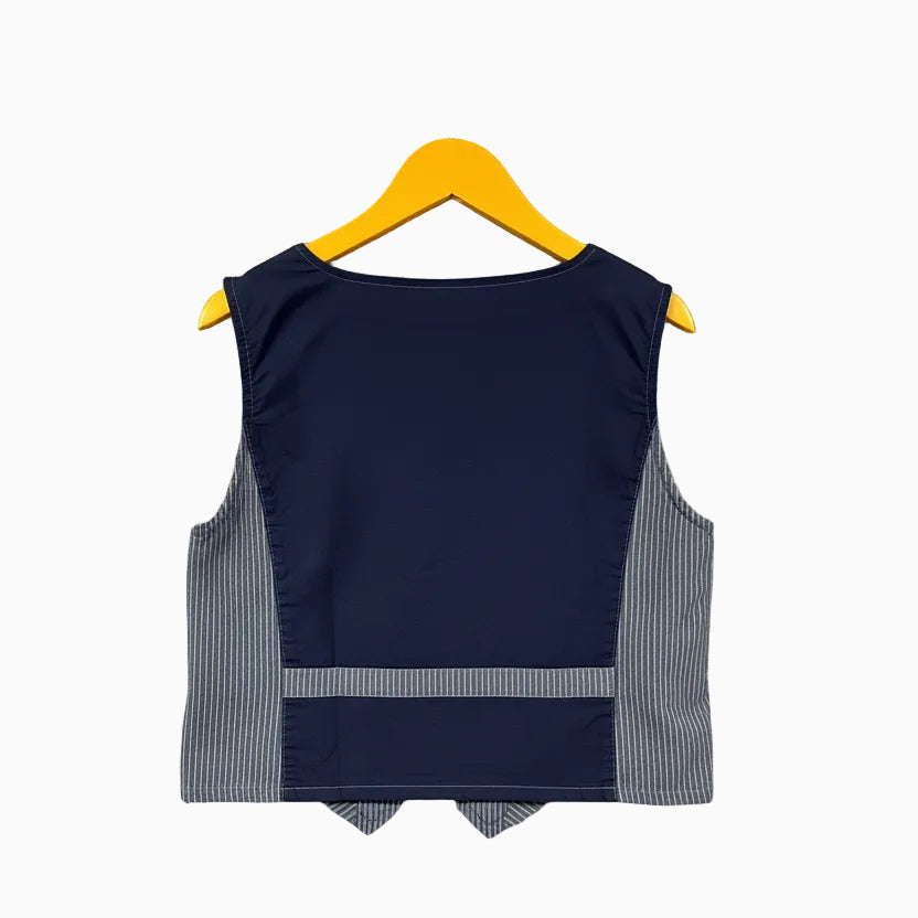 I Do gilet bambino rigato con bottoni - Abbigliamento bambini firmato | CDifferent Outlet
