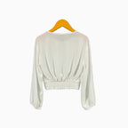 Kocca blusa bambina intreccio bianca - Abbigliamento bambini firmato | CDifferent Outlet