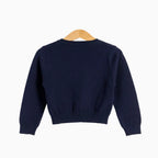 Alice Pi cardigan blu a pois in rilievo neonata