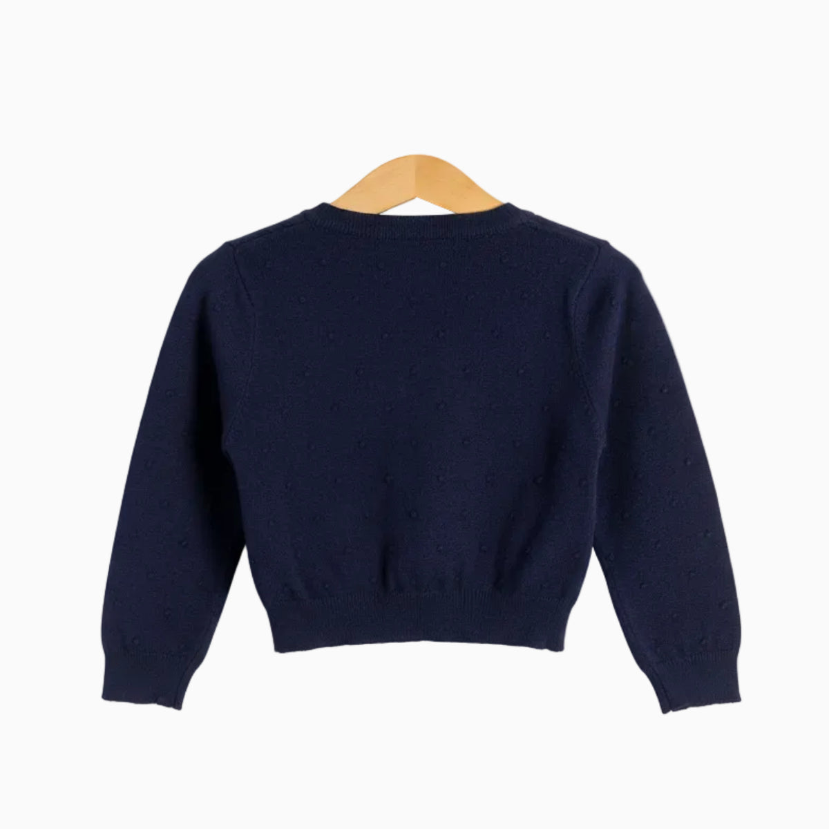 Alice Pi cardigan blu a pois in rilievo neonata