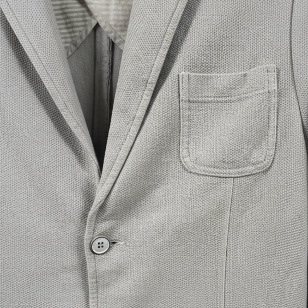 Officina 51 giacca piquet grigia bambino